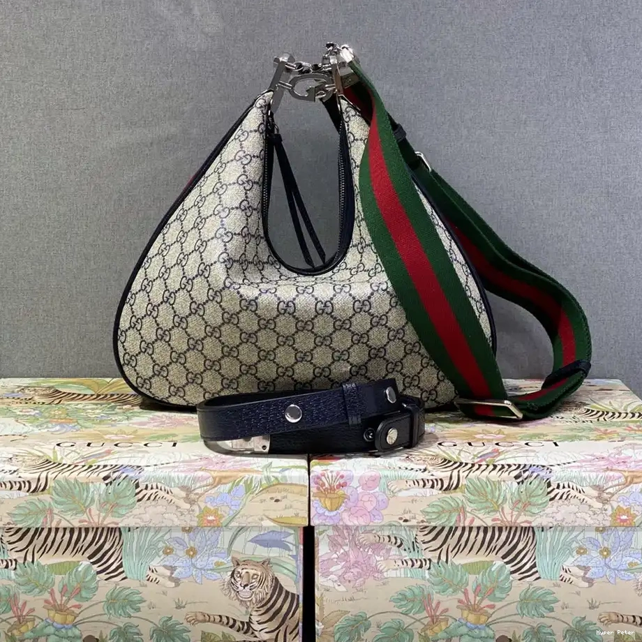 Hyperpeter large shoulder Attache GUCCI bag 0519